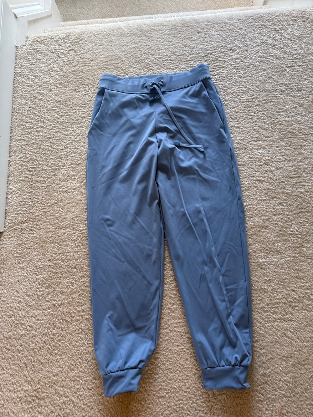 Noli Dusty Blue Cropped Jogger Pants